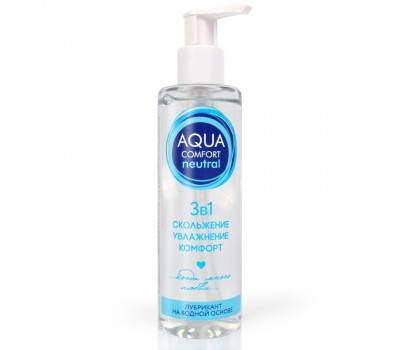 Лубрикант на водной основе AQUA COMFORT hot secret NEUTRAL 195 гр
