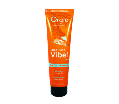 Лубрикант с эффектом вибрации Orgie Lube Tube Vibe Low Sex On The Beach, 100 мл Лубрикант с эффектом вибрации Orgie Lube Tube Vibe Low Sex On The Beach, 100 мл