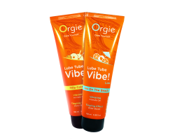 Лубрикант с эффектом вибрации Orgie Lube Tube Vibe Low Sex On The Beach, 100 мл-foto3