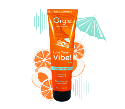 Лубрикант с эффектом вибрации Orgie Lube Tube Vibe Low Sex On The Beach, 100 мл Лубрикант с эффектом вибрации Orgie Lube Tube Vibe Low Sex On The Beach, 100 мл