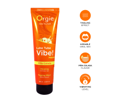 Лубрикант с эффектом вибрации Orgie Lube Tube Vibe Medium Pina Colada, 100 мл-foto4