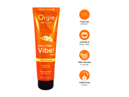 Лубрикант с эффектом вибрации Orgie Lube Tube Vibe Medium Pina Colada, 100 мл-foto4