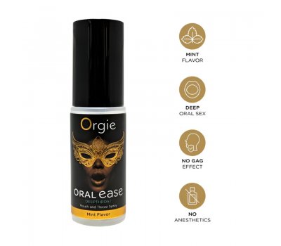 Оральный спрей Orgie Oral Ease Deepthroat, 15 мл Оральный спрей Orgie Oral Ease Deepthroat, 15 мл