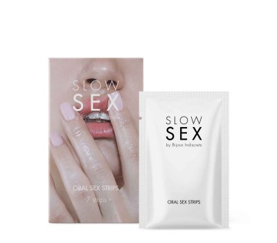 Полоски для орального секса Bijoux Indiscrets Oral Sex Strips, 7 шт Полоски для орального секса Bijoux Indiscrets Oral Sex Strips, 7 шт