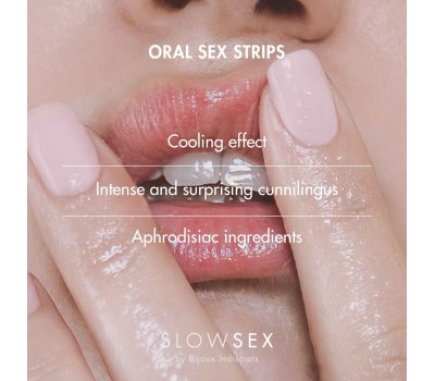 Полоски для орального секса Bijoux Indiscrets Oral Sex Strips, 7 шт Полоски для орального секса Bijoux Indiscrets Oral Sex Strips, 7 шт
