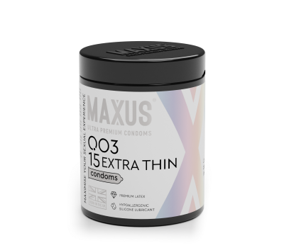 Презервативы MAXUS 003 №15 с железным кейсом, экстремально тонкие X-Edition, 15 шт Презервативы MAXUS 003 №15 с железным кейсом, экстремально тонкие X-Edition, 15 шт