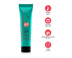 Съедобный интимный гель Orgie Lube Tube Cocktail Strawberry Mojito, 100 мл Съедобный интимный гель Orgie Lube Tube Cocktail Strawberry Mojito, 100 мл