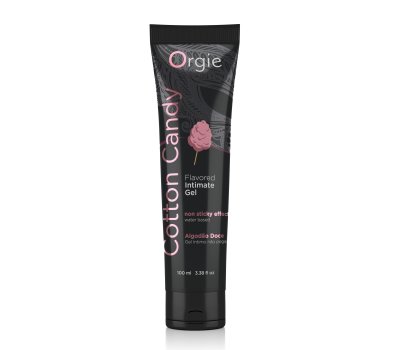 Съедобный интимный гель Orgie Lube Tube Cotton Candy, 100 мл Съедобный интимный гель Orgie Lube Tube Cotton Candy, 100 мл