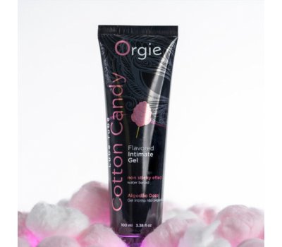 Съедобный интимный гель Orgie Lube Tube Cotton Candy, 100 мл Съедобный интимный гель Orgie Lube Tube Cotton Candy, 100 мл