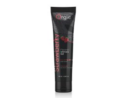 Съедобный интимный гель Orgie Lube Tube Strawberry, 100 мл Съедобный интимный гель Orgie Lube Tube Strawberry, 100 мл