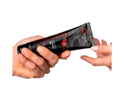 Съедобный интимный гель Orgie Lube Tube Strawberry, 100 мл-foto2