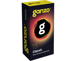 Презервативы Ganzo Classic, классические, латекс, 18 см, 15 шт