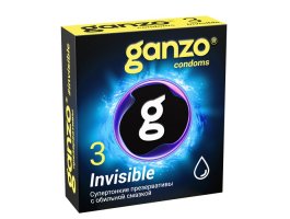 Презервативы Ganzo Invisible, супертонкие, с доп. смазкой, латекс, 18 см, 3 шт Презервативы Ganzo Invisible, супертонкие, с доп. смазкой, латекс, 18 см, 3 шт