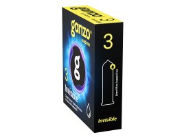 Презервативы Ganzo Invisible, супертонкие, с доп. смазкой, латекс, 18 см, 3 шт-foto2
