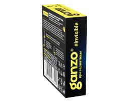 Презервативы Ganzo Invisible, супертонкие, с доп. смазкой, латекс, 18 см, 3 шт-foto3