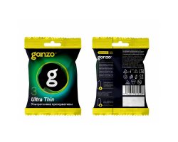Презервативы Ganzo Ultra Thin, ультратонкие, латекс, 18 см, flow pack 3 шт