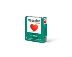 Презервативы Masculan Anatomic, анатомические, 3 шт