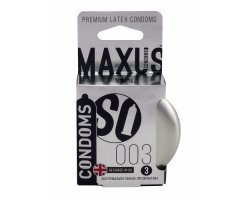 Презервативы MAXUS 003 №3 в железном кейсе, экстремально тонкие, 3 шт