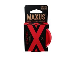 Презервативы MAXUS Ultra Thin №3 с железным кейсом, ультратонкие X-Edition, 3 шт