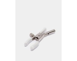 Классические белые зажимы для сосков-foto2