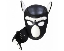 Фетиш-маска собаки Angry Dog L черно-белая-foto5