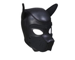 Фетиш-маска собаки Angry Dog XL черная