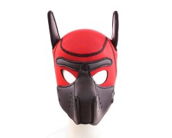 Фетиш-маска собаки Angry Dog красно-черная-foto6