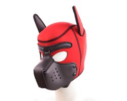 Фетиш-маска собаки Angry Dog красно-черная-foto3