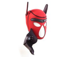Фетиш-маска собаки Angry Dog красно-черная-foto5