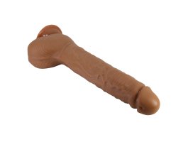 Реалистичный фаллос с мошонкой «Dick», мулат, 28 см, Ø 4,2-foto6
