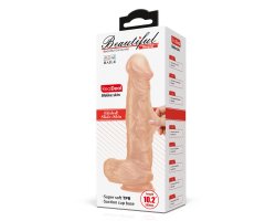 Реалистичный фаллоимитатор Berqrisi, телесный, 26 см, Ø 5,5 см-foto2