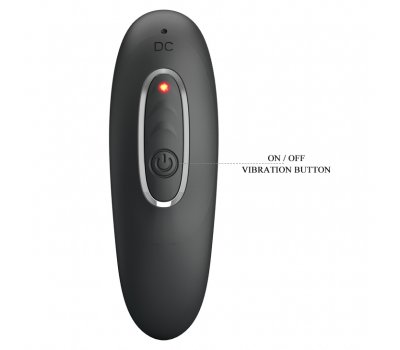 Массажер простаты с волновой стимуляцией Remington, черный, 11 см, Ø 2,8 см