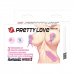Перезаряжаемые зажимы на соски с вибрацией и электростимуляцией Pretty Love Nipple Clip