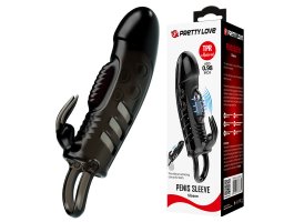 Увеличивающая вибронасадка на пенис +2,5 см Penis Sleeve Sloane