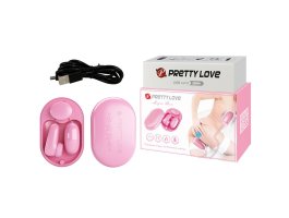 Стимулятор с вибропулей на пульте управления Pretty Love Magic Box