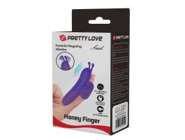 Перезаряжаемая вибронасадка на палец Pretty Love Snail-foto5