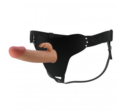 Фаллопротез с клиторальным стимулятором на трусиках Harness Briefs Mavis, 22,8 см, Ø 3,4 см Фаллопротез с клиторальным стимулятором на трусиках Harness Briefs Mavis, 22,8 см, Ø 3,4 см