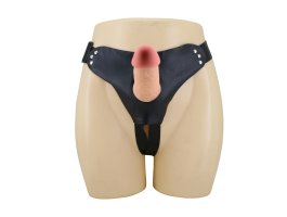 Фаллопротез с клиторальным стимулятором на трусиках Harness Briefs Mavis, 22,8 см, Ø 3,4 см-foto6
