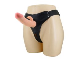 Фаллопротез с клиторальным стимулятором на трусиках Harness Briefs Mavis, 22,8 см, Ø 3,4 см-foto5
