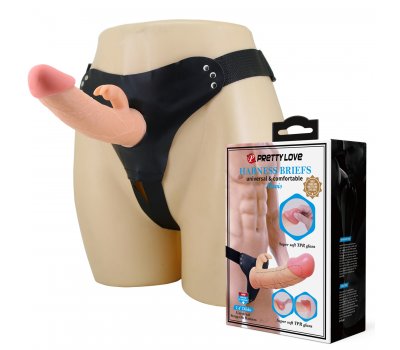 Фаллопротез с клиторальным стимулятором на трусиках Harness Briefs Mavis, 22,8 см, Ø 3,4 см Фаллопротез с клиторальным стимулятором на трусиках Harness Briefs Mavis, 22,8 см, Ø 3,4 см