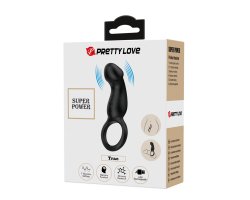 Перезаряжаемое эрекционное кольцо Pretty Love Trae, черное, Ø 3,1 см-foto8