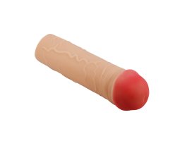 Удиняющая насадка Pretty Love Nile, телесный, 16,5 см, Ø 3,7 см-foto3