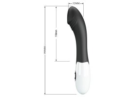 Мощный вибратор для G-точки с 30 функциями вибрации Elemental-Youth, черный, 19 см, Ø 3,2 см-foto7