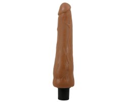 Вибратор с эффектом скользящей кожи Pretty Love Sliding Skin Alfredo, мулат, 25 см, Ø 4 см-foto5