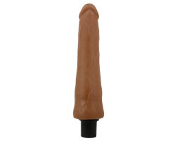 Вибратор с эффектом скользящей кожи Pretty Love Sliding Skin Alfredo, мулат, 25 см, Ø 4 см-foto2