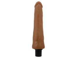 Вибратор с эффектом скользящей кожи Pretty Love Sliding Skin Alfredo, мулат, 25 см, Ø 4 см-foto2