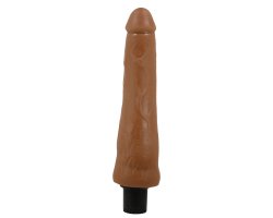 Вибратор с эффектом скользящей кожи Pretty Love Sliding Skin Alfredo, мулат, 25 см, Ø 4 см-foto3