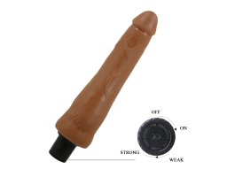 Вибратор с эффектом скользящей кожи Pretty Love Sliding Skin Alfredo, мулат, 25 см, Ø 4 см-foto10