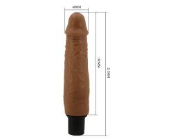 Вибратор с эффектом скользящей кожи Pretty Love Sliding Skin Waldorf, мулат, 21,5 см, Ø 4 см-foto7