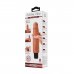 Вибратор с эффектом скользящей кожи Pretty Love Sliding Skin Waldorf, мулат, 21,5 см, Ø 4 см